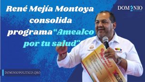 El presidente municipal de Amealco René Mejía Montoya, realizó la entrega de tarjetas del programa denominado “Amealco por tu salud”