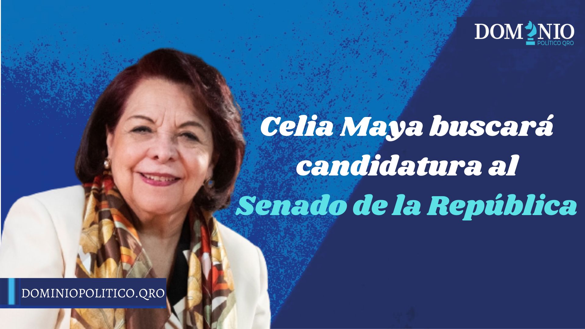 Celia Maya buscará la candidatura al Senado de la República por Movimiento de Regeneración Nacional