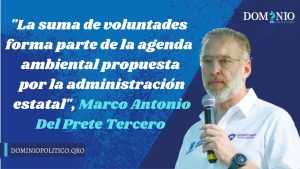 Del Prete Tercero explicó que esta suma de voluntades forma parte de la agenda ambiental propuesta por la administración estatal, misma que va equilibrada ya que se propuso una política de crecimiento económico a través del cuidado del medio ambiente