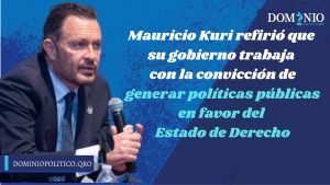 El mandatario estatal fue invitado por la Asociación Civil Internacional World Justice Project, capítulo México, a participar en un conversatorio para dialogar acerca de las acciones que ha llevado a cabo el gobierno que encabeza y que lo posiciona en la primera posición de esta medición.