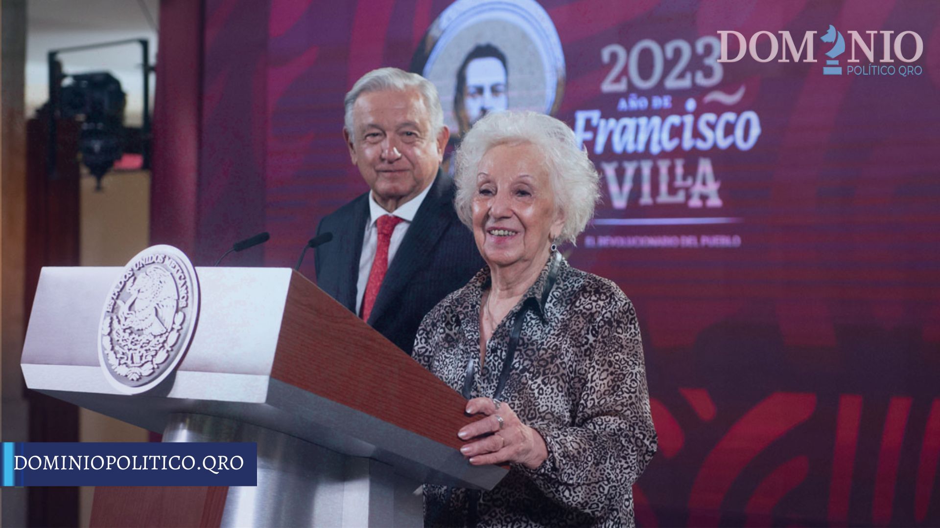 Presidente recibe a Estela de Carlotto, fundadora de Abuelas de Plaza de Mayo