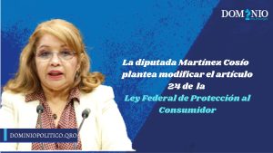 La diputada Martínez Cosío plantea modificar el artículo 24 de la a la Ley Federal de Protección al Consumidor