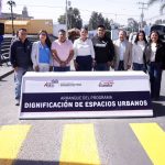 Lupita Cuautle Torres, inauguró el programa de “Dignificación de Espacios Urbanos”, en la Junta Auxiliar de San Francisco Acatepec.